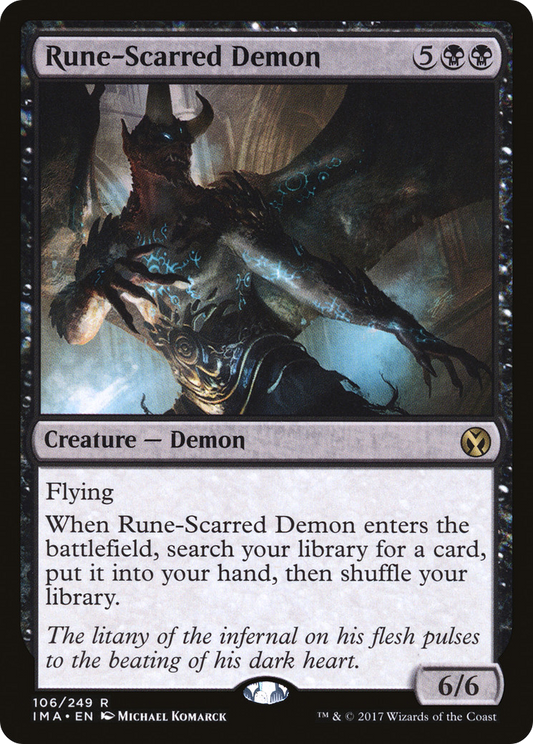 Rune-Scarred Demon (IMA-106) (Foil)