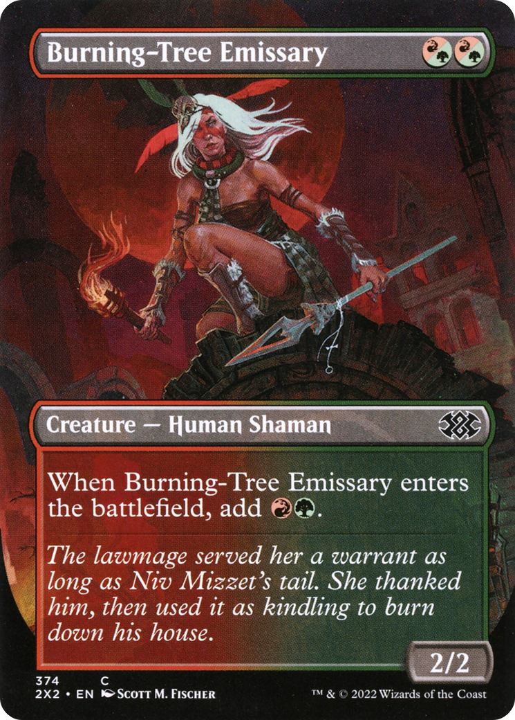 Burning-Tree Emissary (2X2-374) (Borderless)