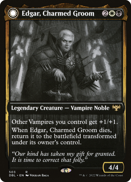 Edgar, Charmed Groom // Edgar Markov's Coffin (DBL-503) (Foil)