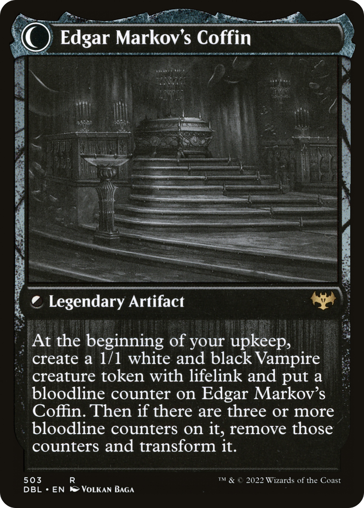 Edgar, Charmed Groom // Edgar Markov's Coffin (DBL-503) (Foil)