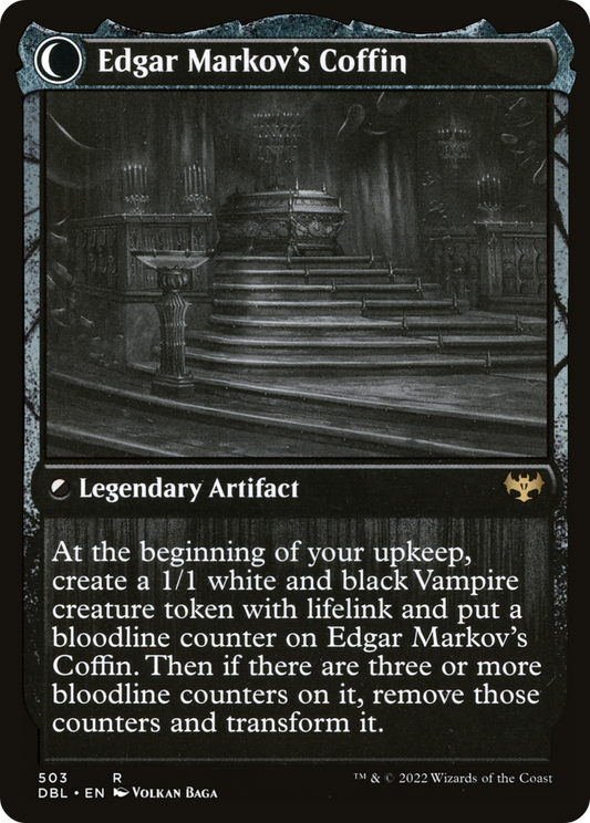 Edgar, Charmed Groom // Edgar Markov's Coffin (DBL-503) (Foil)