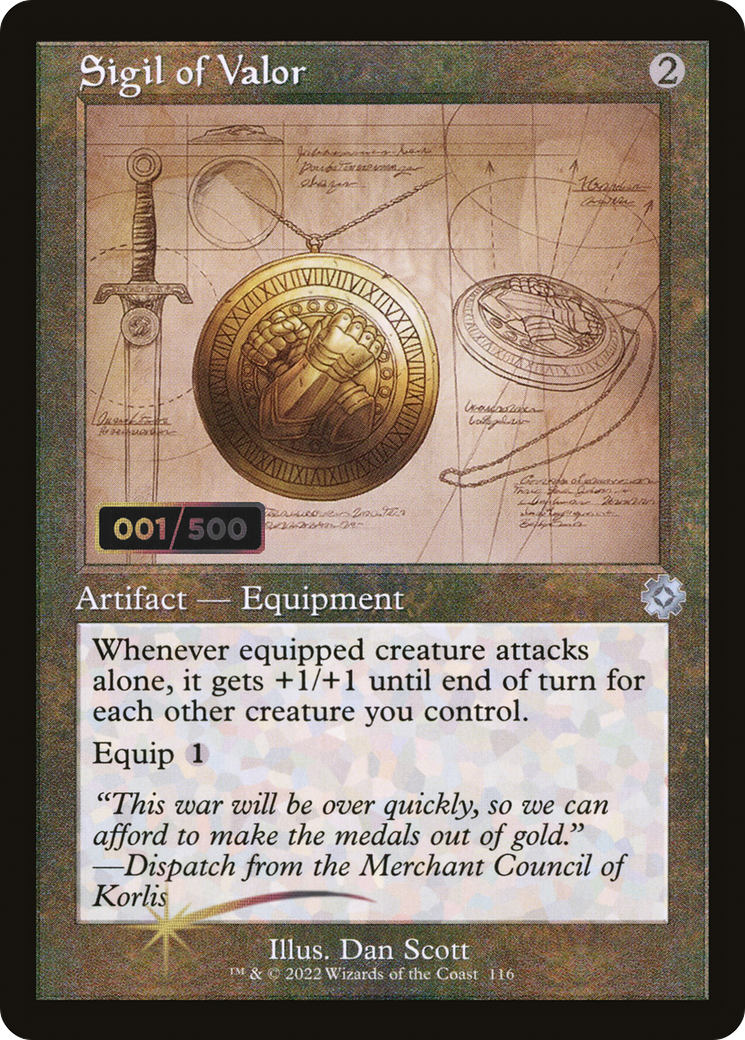 Sigil of Valor (BRR-116Z) (Foil) (Serialized)