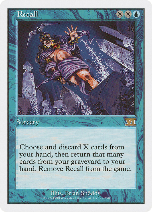 Recall (6ED-092)