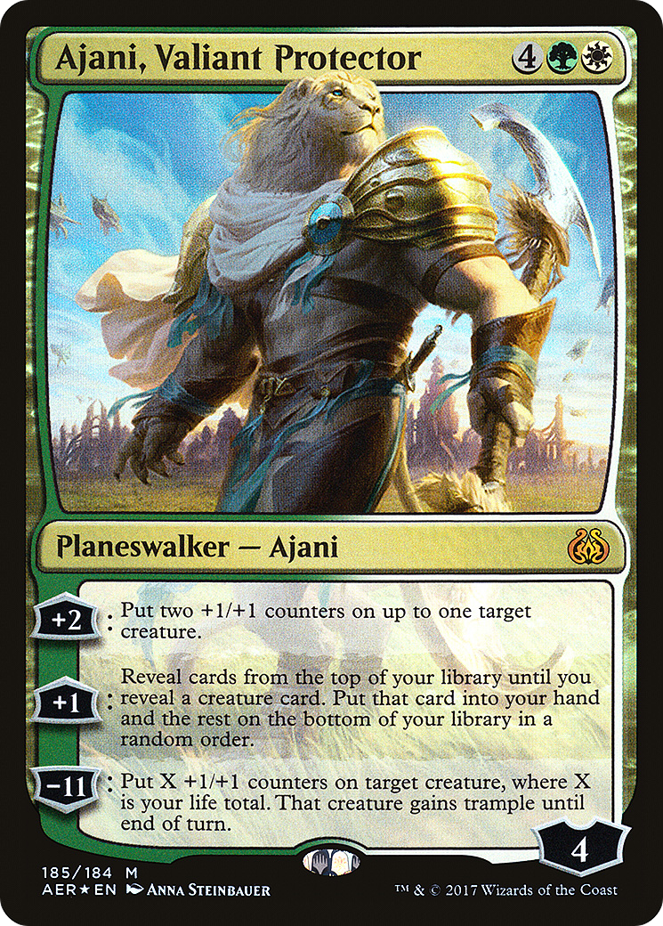 Ajani, Valiant Protector (AER-185) (Foil)