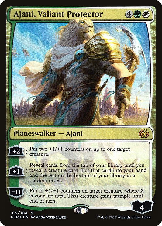 Ajani, Valiant Protector (AER-185) (Foil)