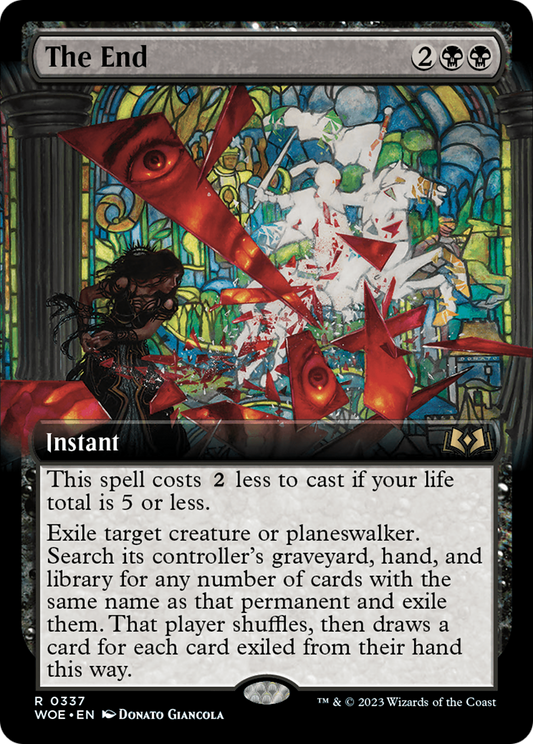 The End (WOE-337) (Extended Art) (Foil)