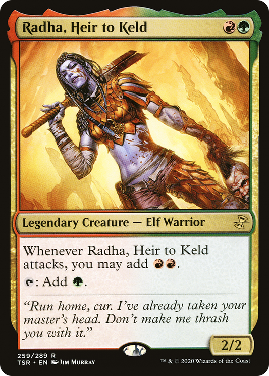 Radha, Heir to Keld (TSR-259) (Foil)