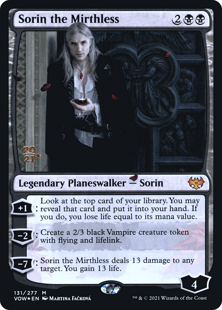 Sorin the Mirthless (PRE-131S) (Foil)