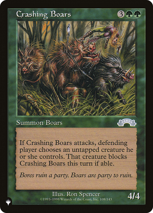 Crashing Boars (LIST-EXO-108)