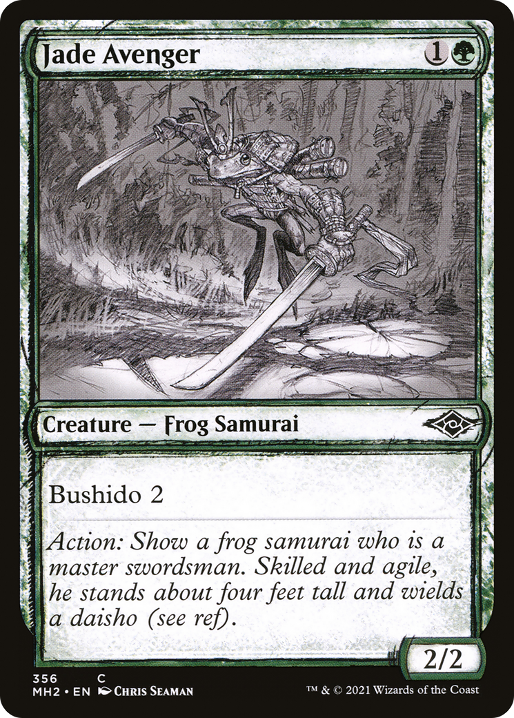 Jade Avenger (MH2-356) (Showcase) (Foil)