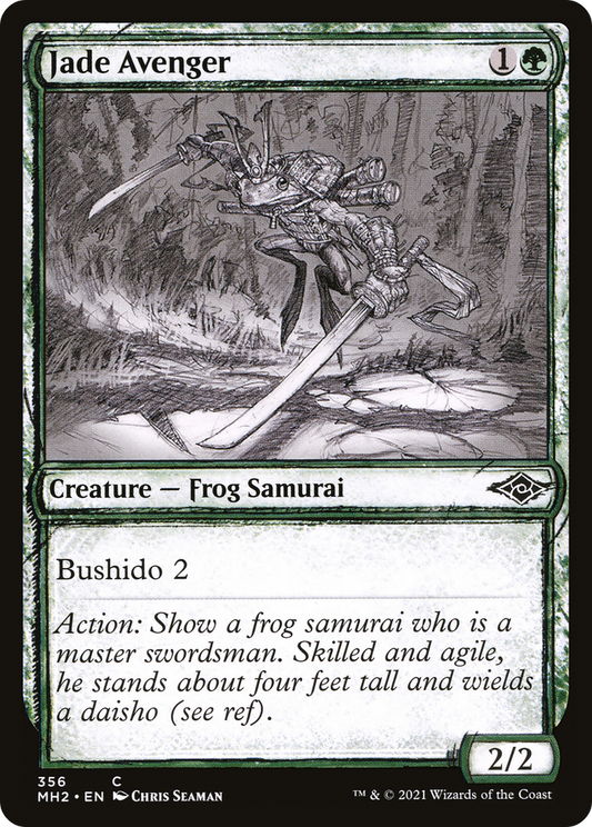 Jade Avenger (MH2-356) (Showcase) (Foil)