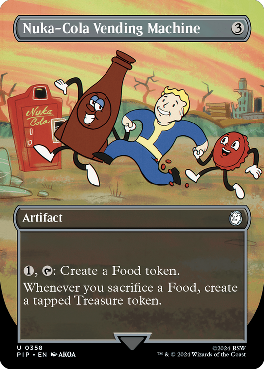 Nuka-Cola Vending Machine (PIP-358) (Borderless) (Foil)
