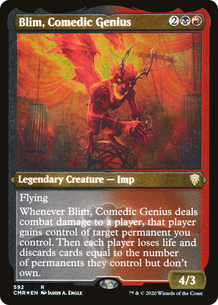 Blim, Comedic Genius (CMR-592) (Etched Foil)