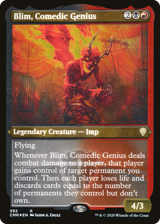 Blim, Comedic Genius (CMR-592) (Etched Foil)