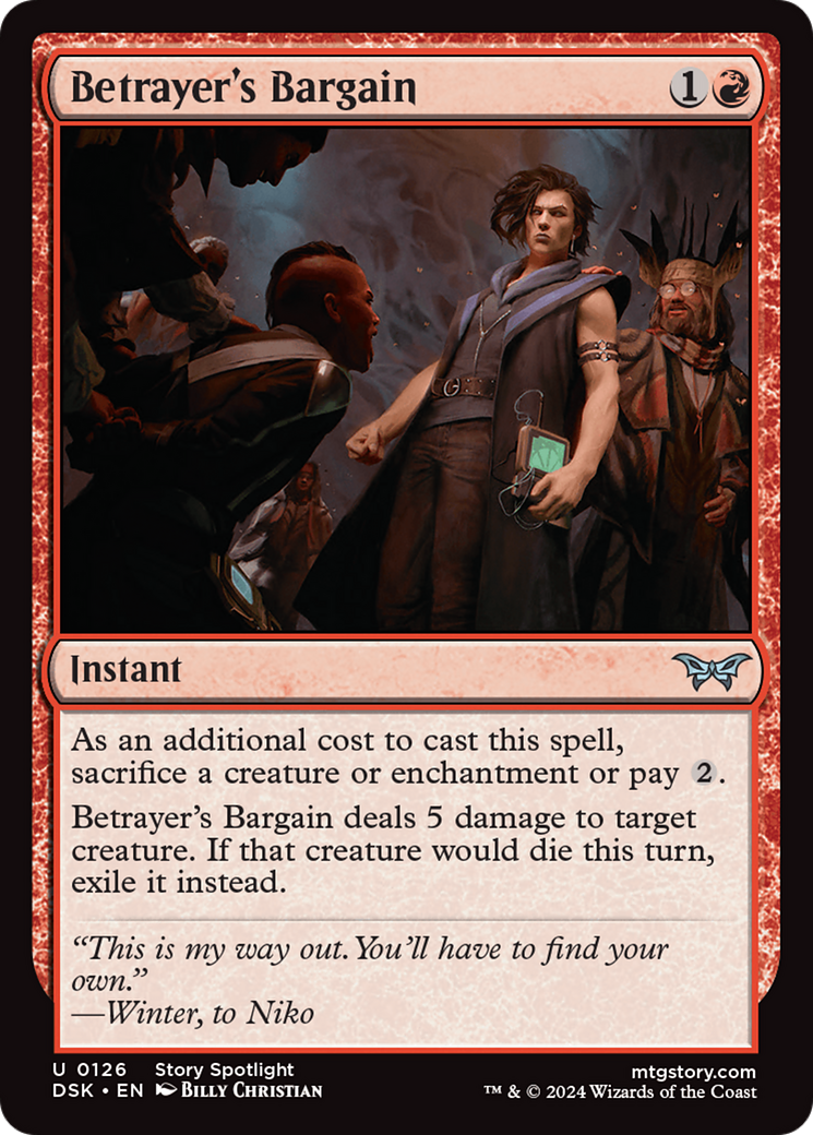 Betrayer's Bargain (DSK-126) (Foil)