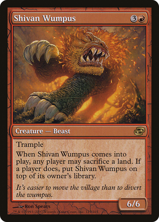 Shivan Wumpus (PLC-121) (Foil)