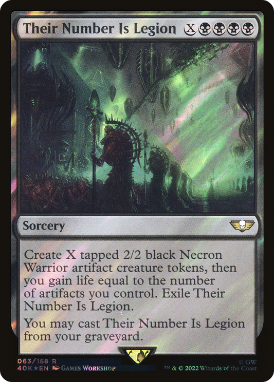 Their Number Is Legion (40K-63★) (Surge Foil)
