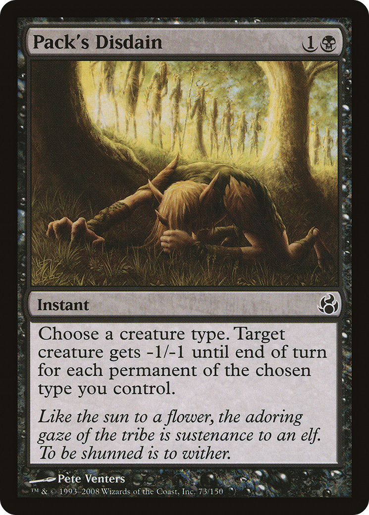 Pack's Disdain (MOR-073) (Foil)