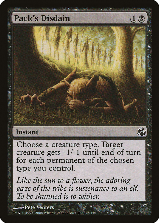Pack's Disdain (MOR-073) (Foil)