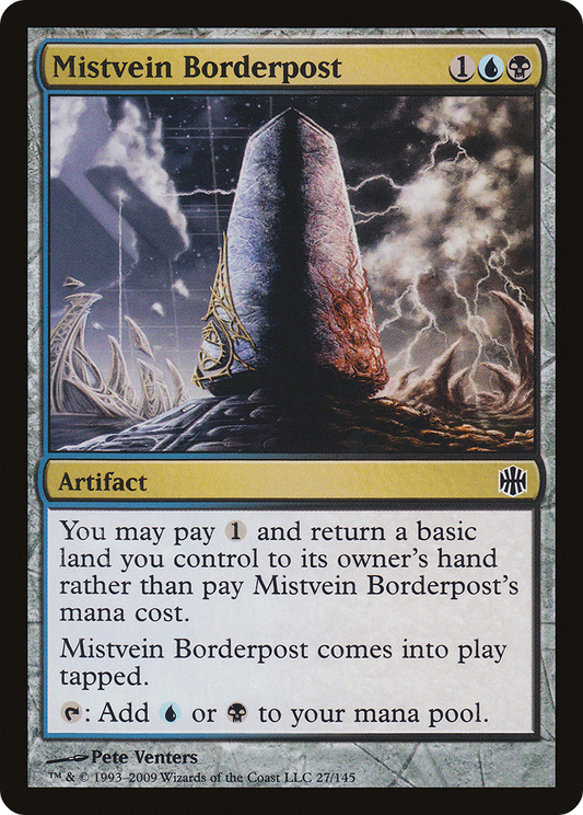 Mistvein Borderpost (ARB-027) (Foil)