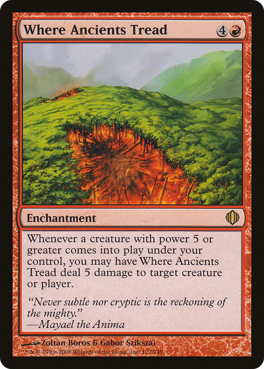 Where Ancients Tread (ALA-122) (Foil)