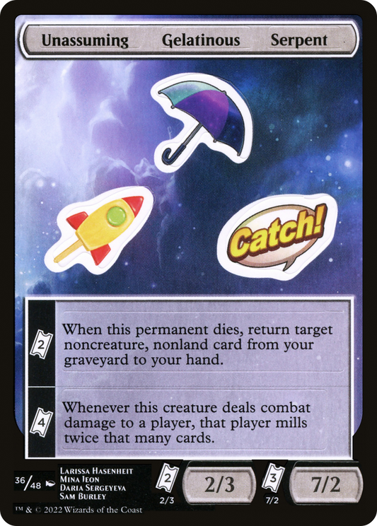 Unassuming Gelatinous Serpent (UNF-036)