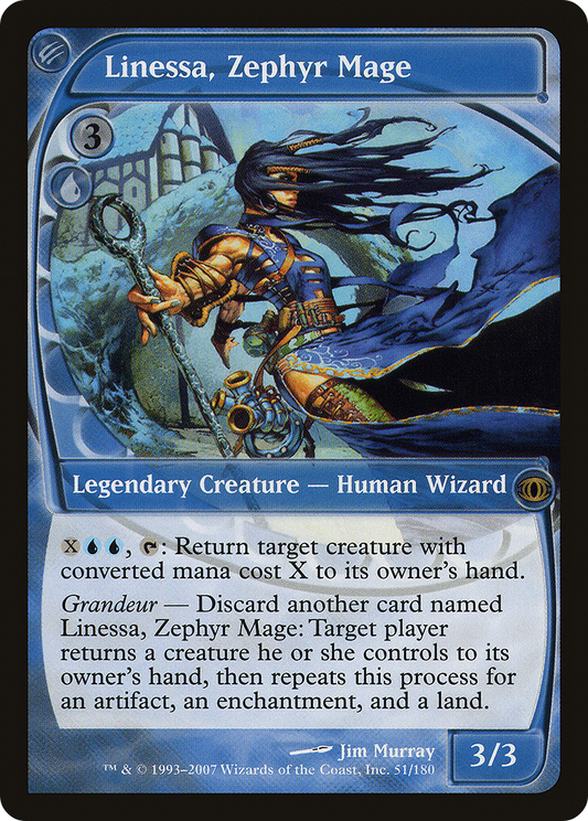 Linessa, Zephyr Mage (FUT-051) (Foil)