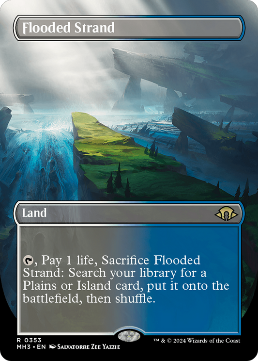 Flooded Strand (MH3-353) (Borderless) (Foil)