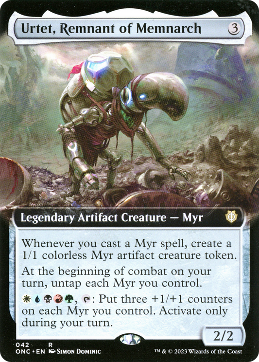 Urtet, Remnant of Memnarch (ONC-042) (Extended Art) (Foil)
