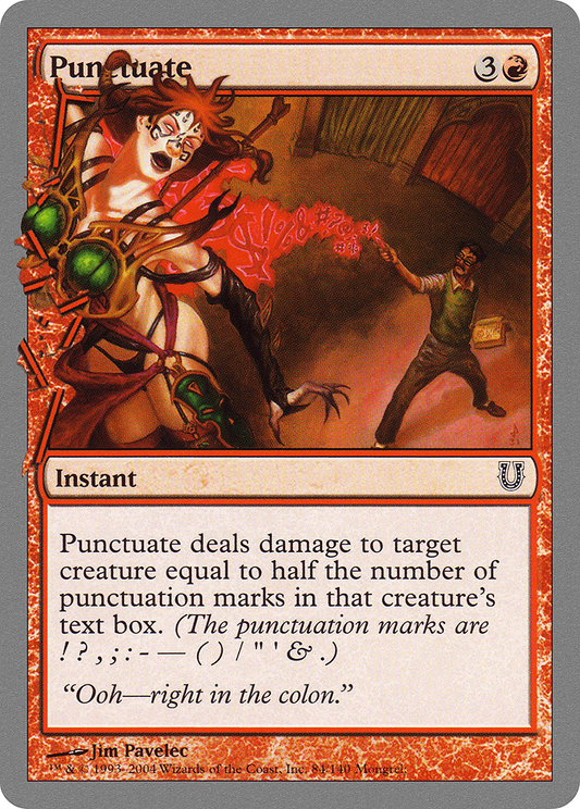 Punctuate (UNH-084) (Foil)