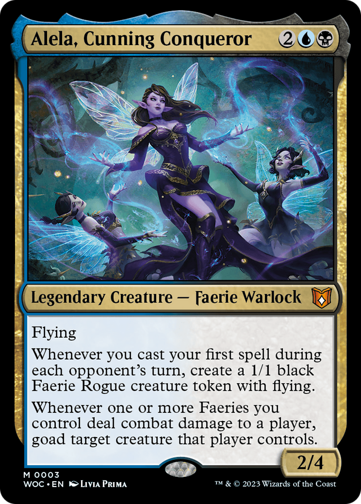 Alela, Cunning Conqueror (WOC-003) (Foil)