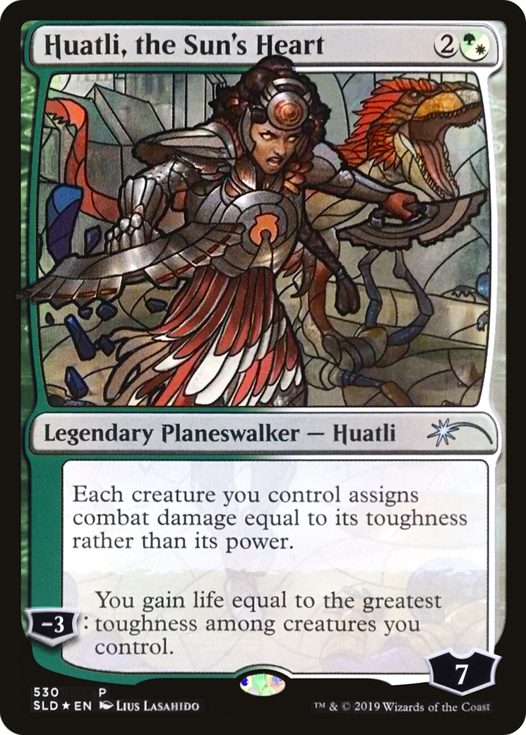 Huatli, the Sun's Heart (SLD-530) (Foil)