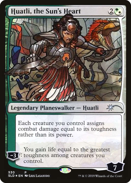 Huatli, the Sun's Heart (SLD-530) (Foil)