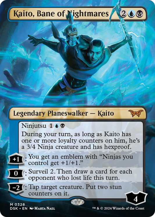 Kaito, Bane of Nightmares (DSK-328) (Borderless) (Foil)