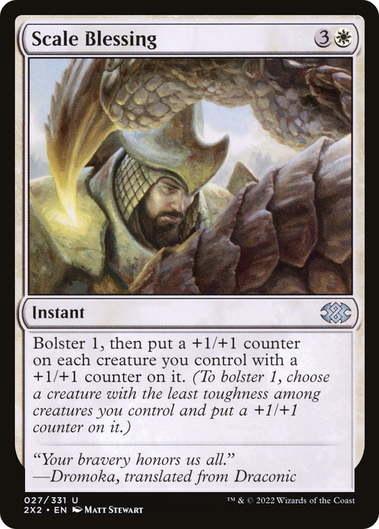 Scale Blessing (2X2-027) (Foil)
