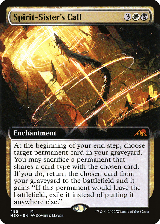 Spirit-Sister's Call (NEO-495) (Extended Art) (Foil)