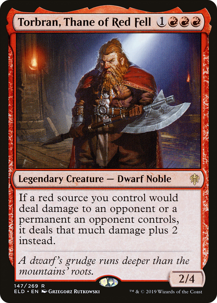 Torbran, Thane of Red Fell (ELD-147) (Foil)