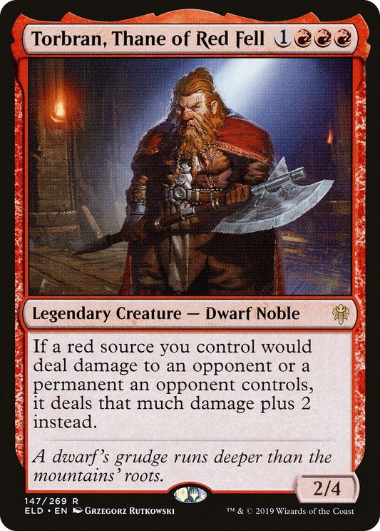 Torbran, Thane of Red Fell (ELD-147) (Foil)