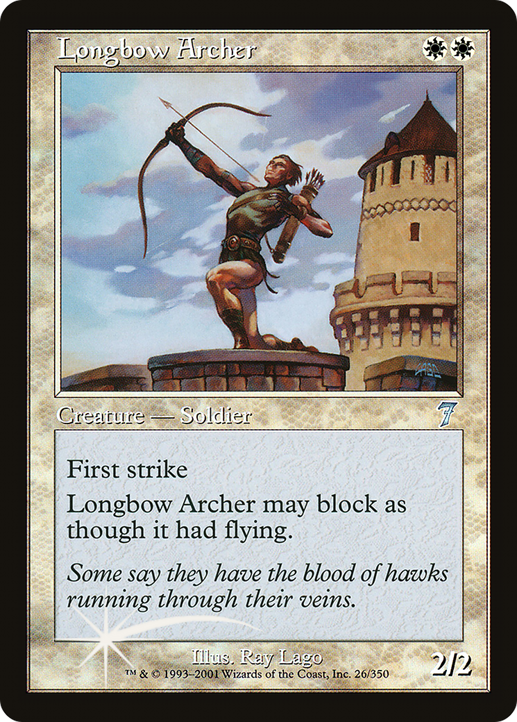 Longbow Archer (7ED-26★) (Foil)