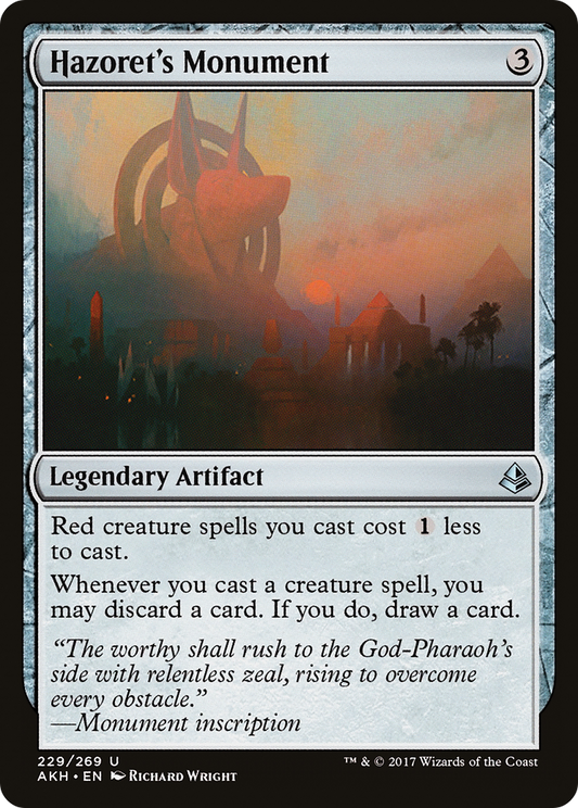 Hazoret's Monument (AKH-229) (Foil)