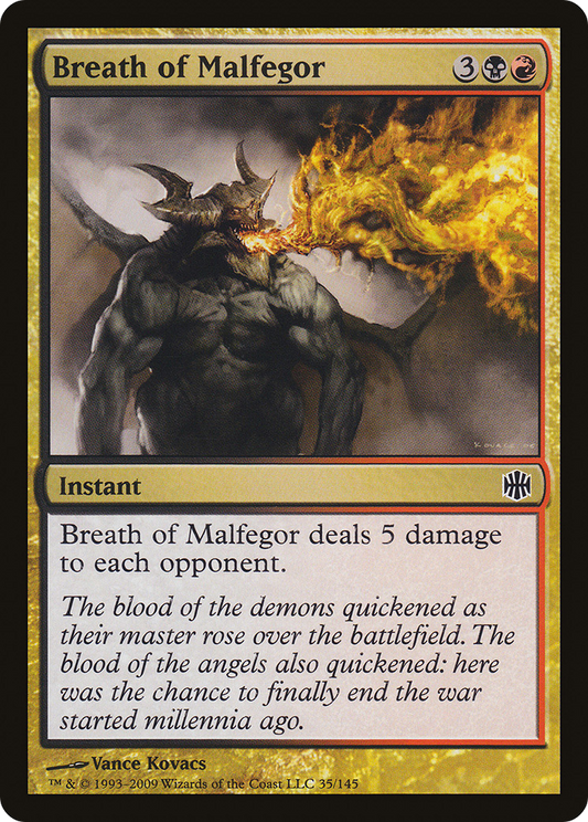 Breath of Malfegor (ARB-035) (Foil)