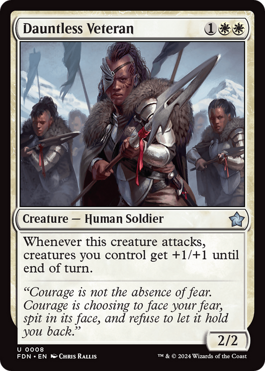Dauntless Veteran (FDN-008) (Foil)