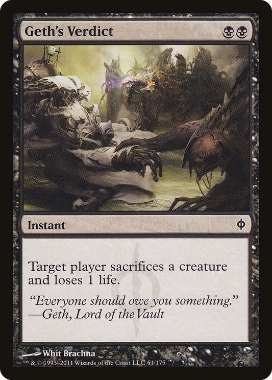 Geth's Verdict (NPH-061) (Foil)