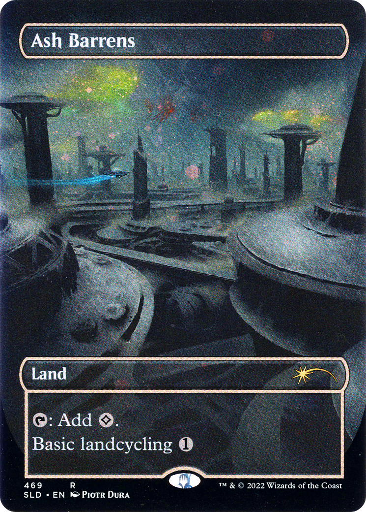 Ash Barrens (SLD-469) (Borderless) (Galaxy) (Foil)