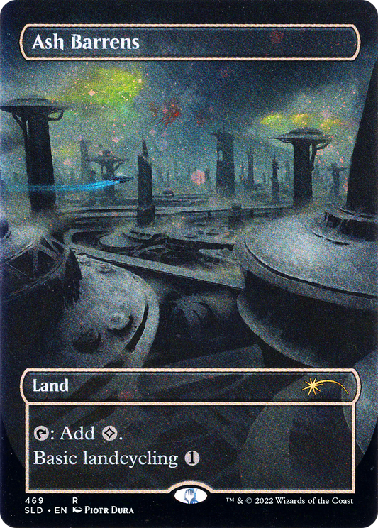Ash Barrens (SLD-469) (Borderless) (Galaxy) (Foil)