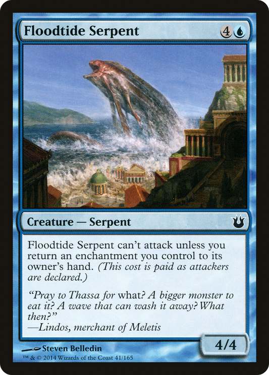 Floodtide Serpent (BNG-041) (Foil)