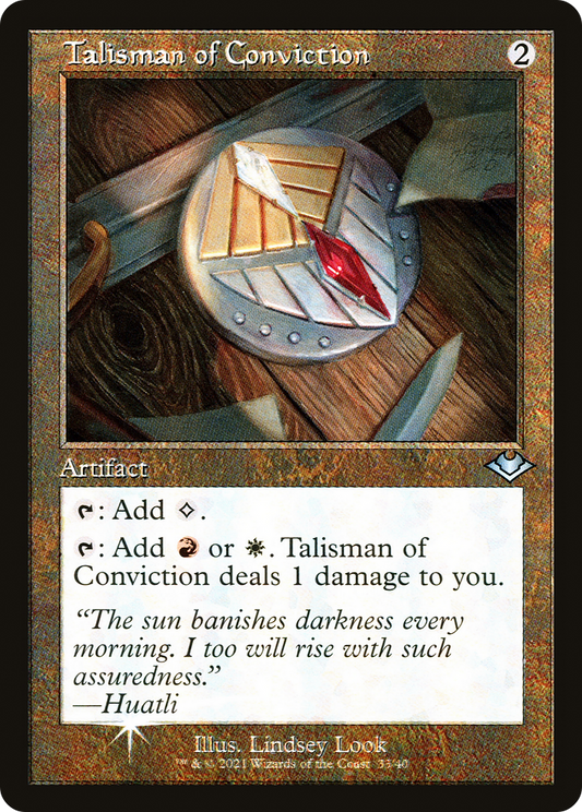 Talisman of Conviction (MH1-033) (Etched Foil)