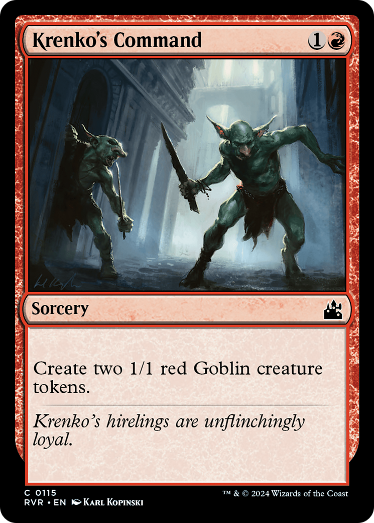 Krenko's Command (RVR-115) (Foil)