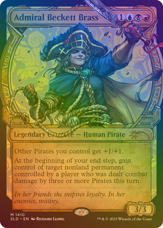 Admiral Beckett Brass (SLD-1410★) (Showcase) (Foil)