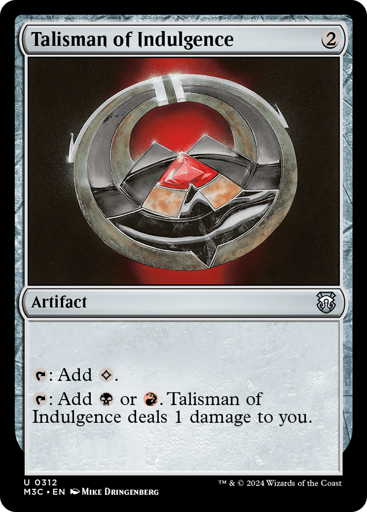 Talisman of Indulgence (M3C-312)